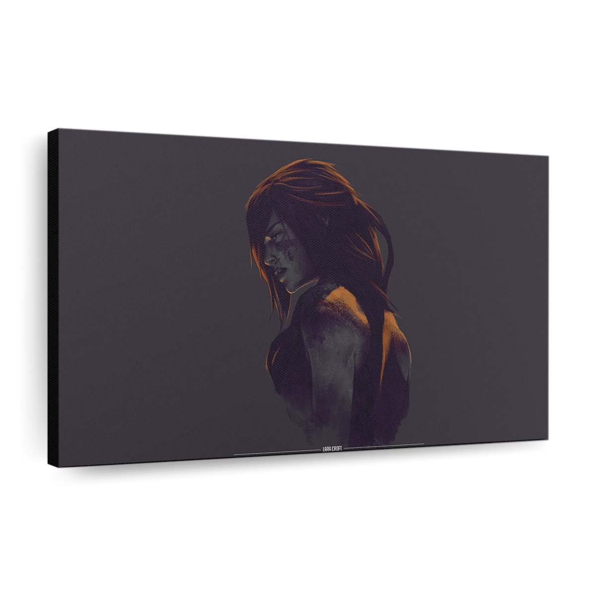 lara croft minimalism 4k